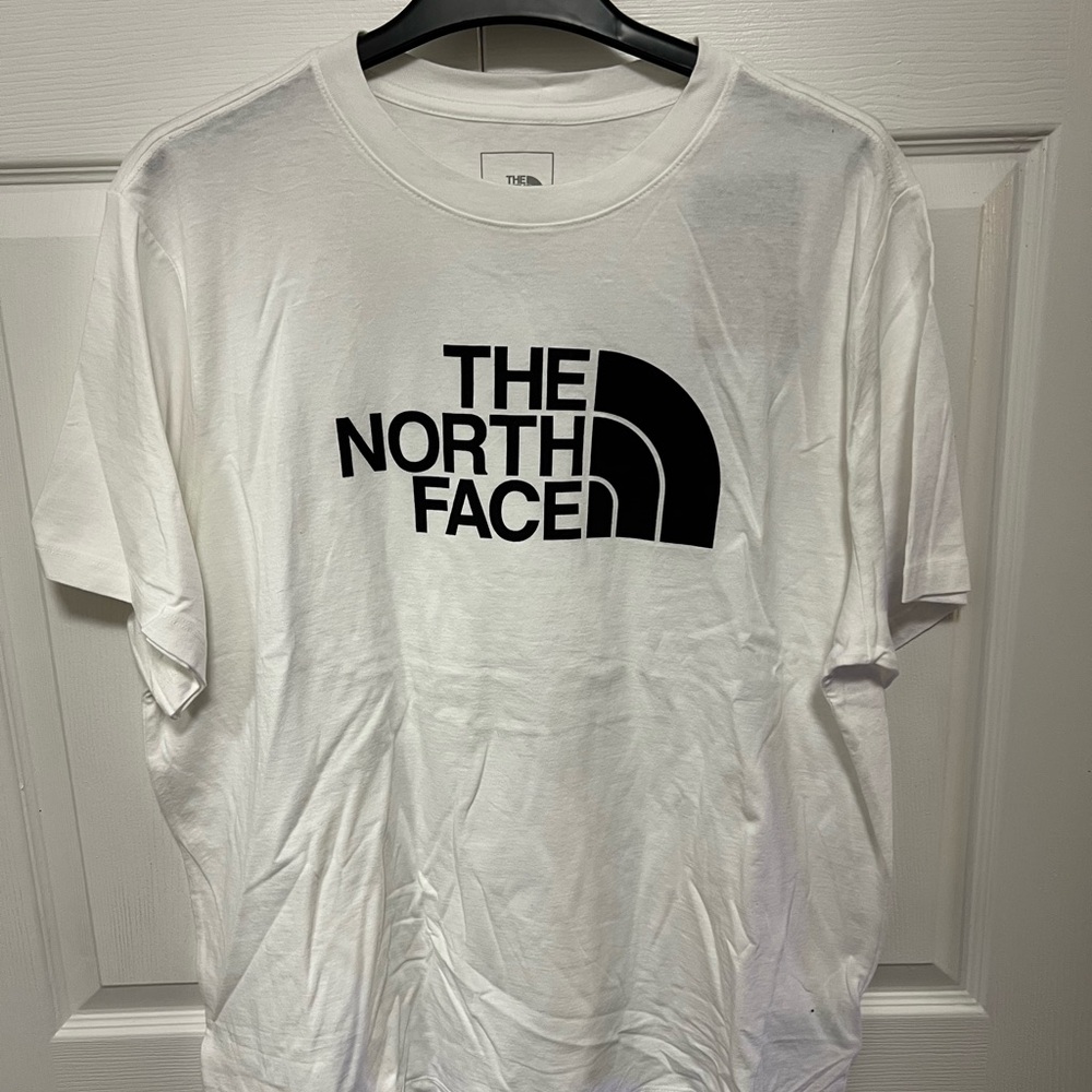 The North Face White & Black Short Sleeve Half Dome Tee | Size MD